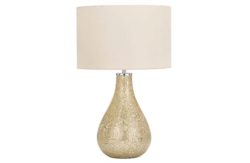 Heart of House Eloise Crackle Table Lamp - Champagne.